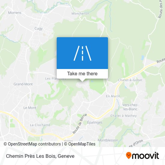 Chemin Près Les Bois map