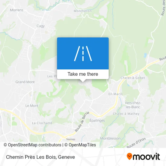 Chemin Près Les Bois map