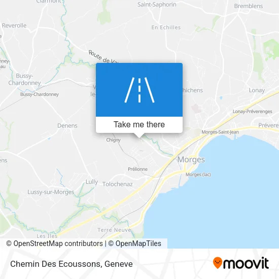 Chemin Des Ecoussons map