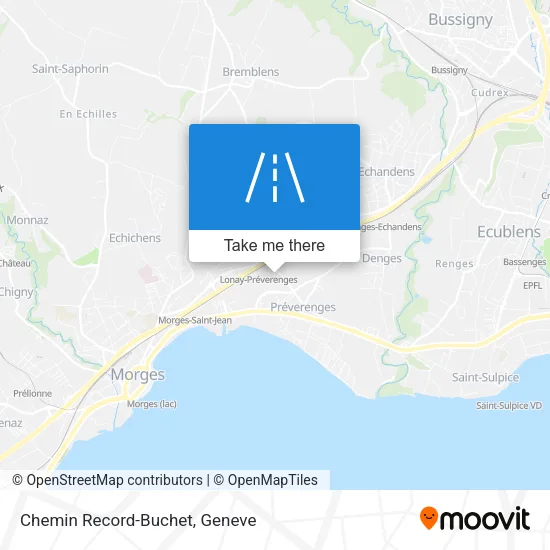 Chemin Record-Buchet map