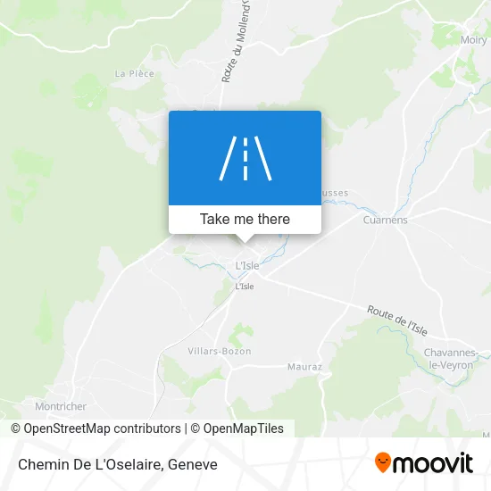 Chemin De L'Oselaire map