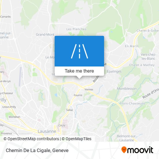 Chemin De La Cigale map