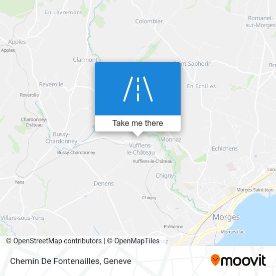 Chemin De Fontenailles map