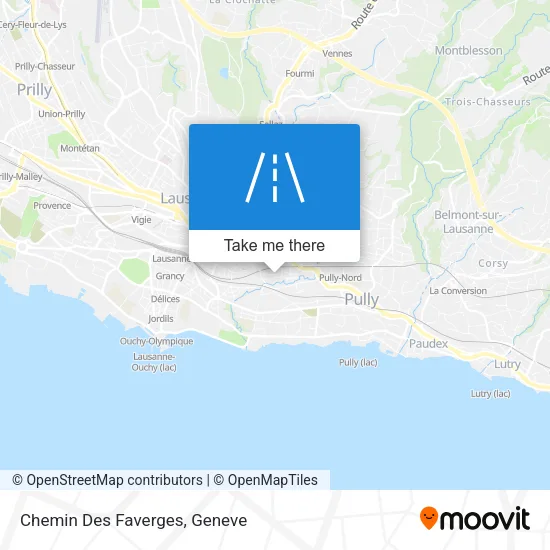 Chemin Des Faverges map