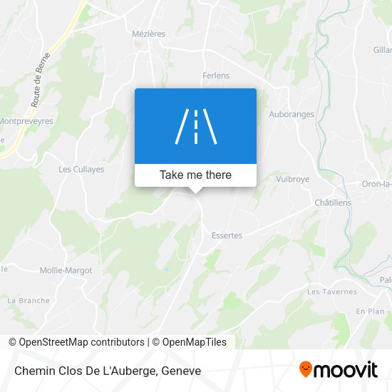 Chemin Clos De L'Auberge map