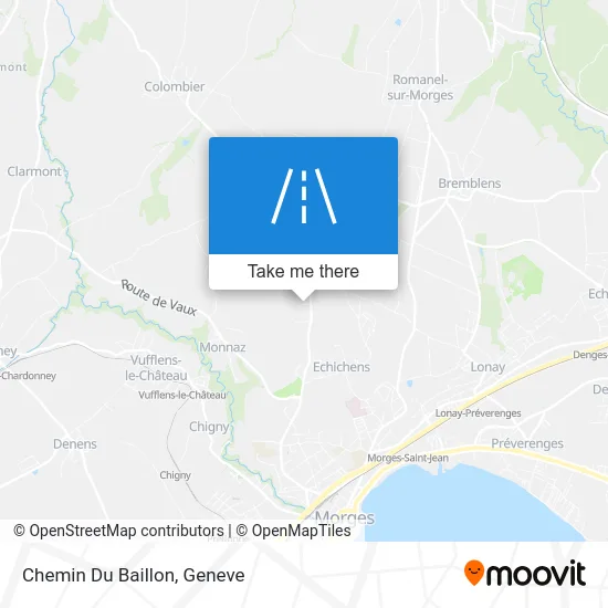 Chemin Du Baillon map