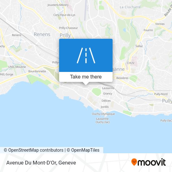 Avenue Du Mont-D'Or map