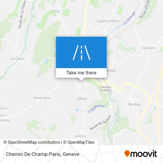 Chemin De Champ-Paris map