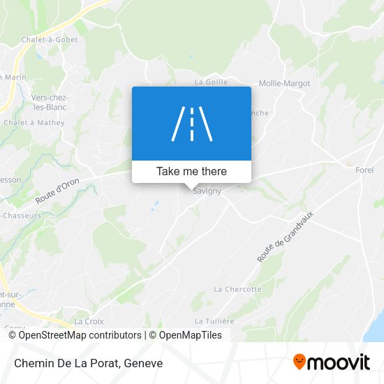 Chemin De La Porat map