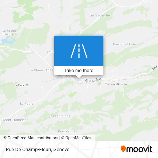 Rue De Champ-Fleuri map