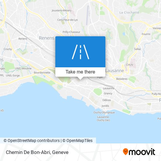 Chemin De Bon-Abri map