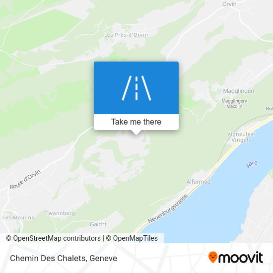 Chemin Des Chalets map