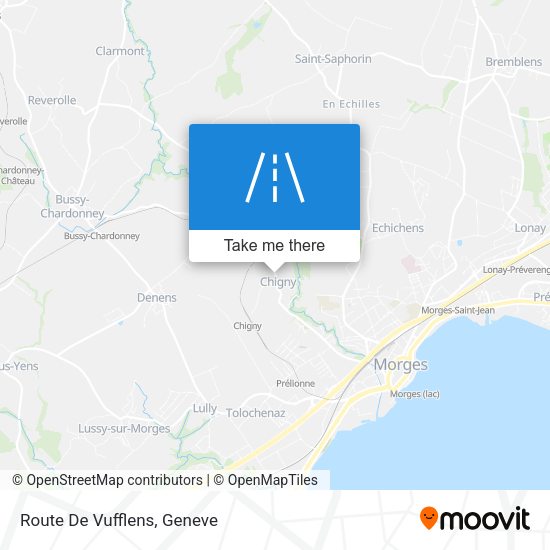 Route De Vufflens map