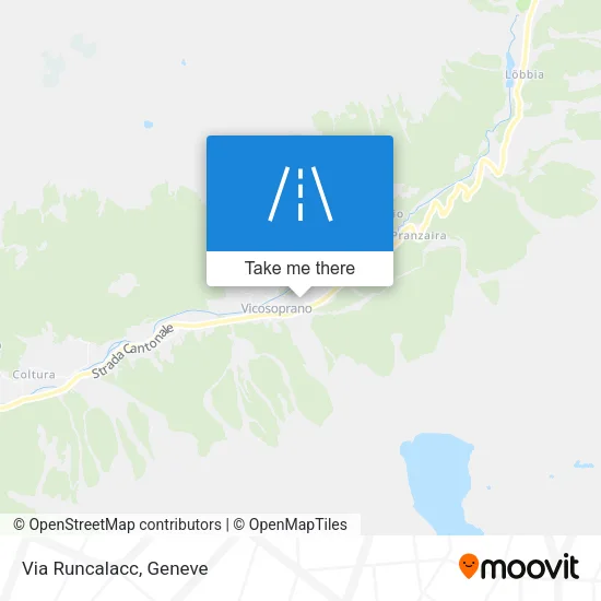 Via Runcalacc map
