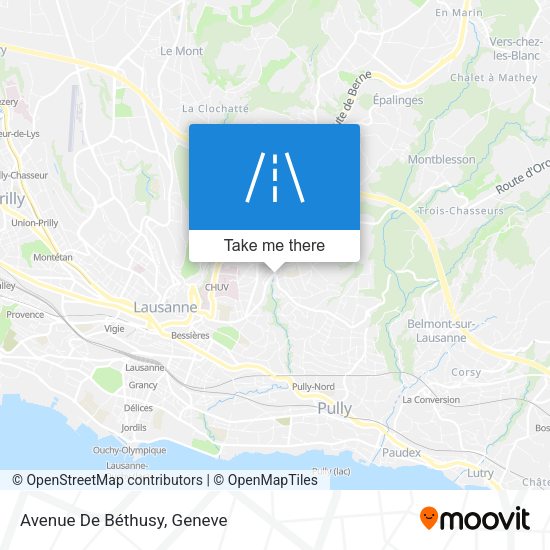 Avenue De Béthusy map
