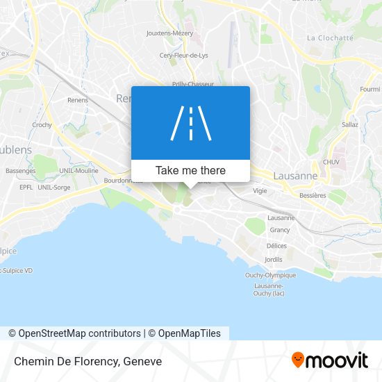 Chemin De Florency map