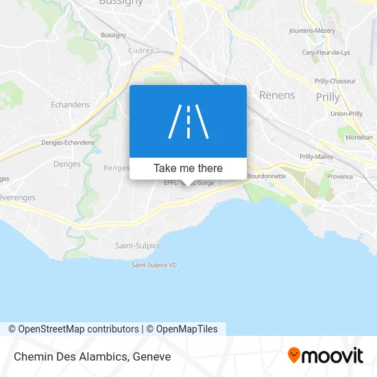 Chemin Des Alambics map