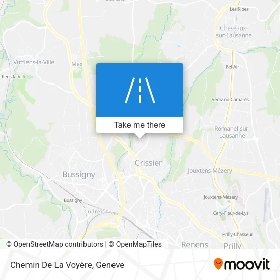 Chemin De La Voyère map