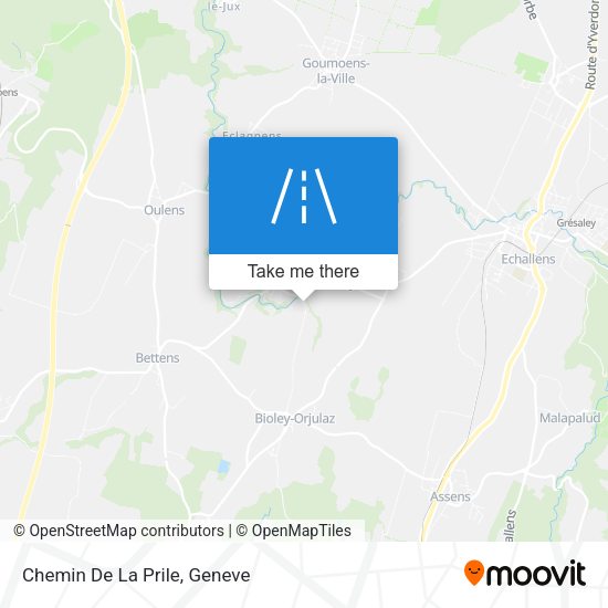 Chemin De La Prile map