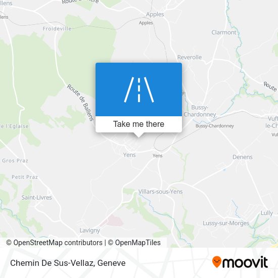 Chemin De Sus-Vellaz map