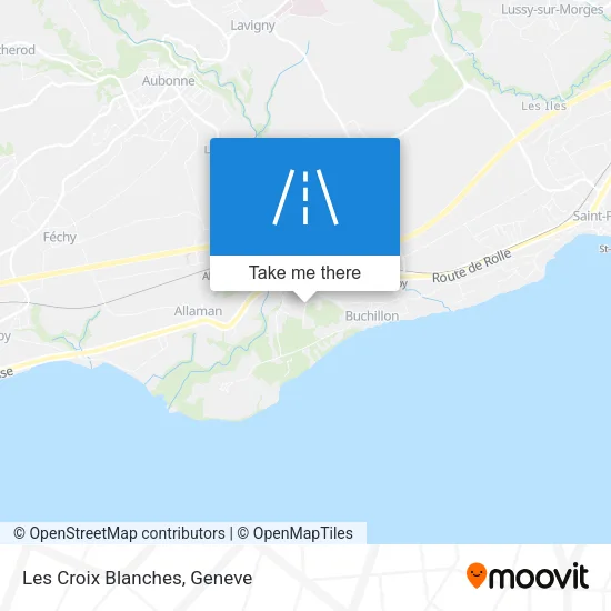 Les Croix Blanches map