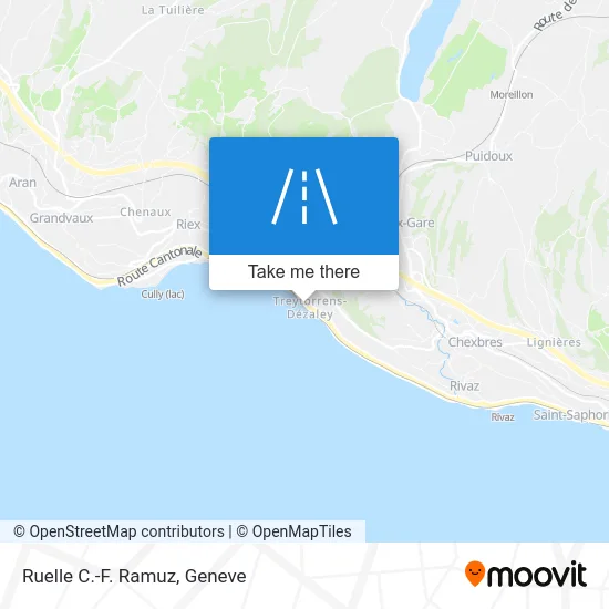 Ruelle C.-F. Ramuz map