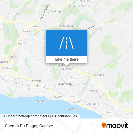 Chemin Du Piaget map