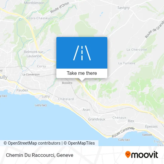 Chemin Du Raccourci map