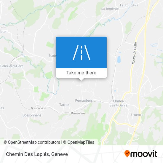 Chemin Des Lapiés map