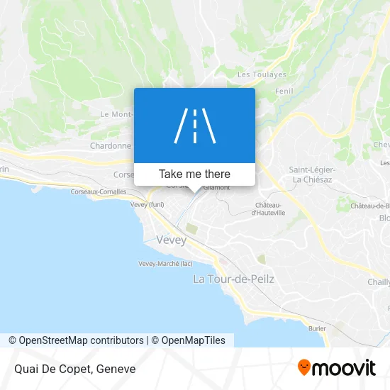 Quai De Copet map