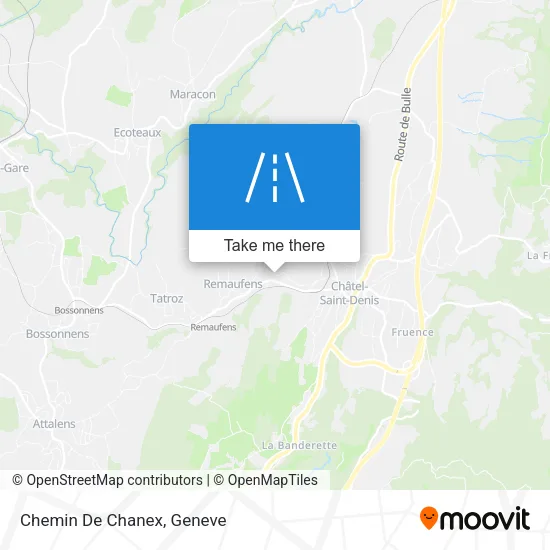 Chemin De Chanex map
