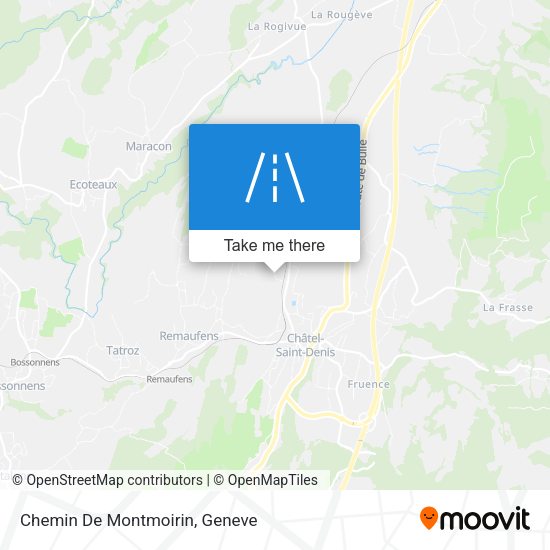Chemin De Montmoirin map