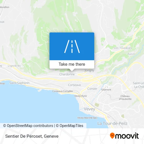 Sentier De Péroset map