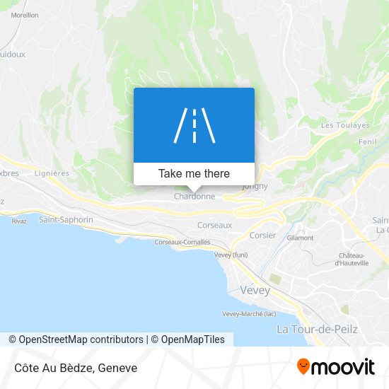 Côte Au Bèdze map