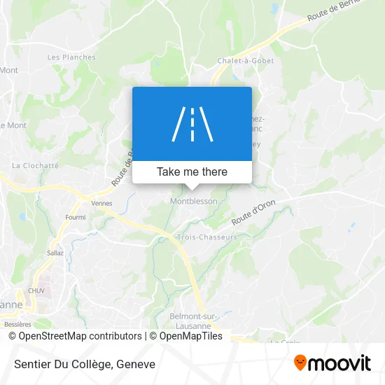 Sentier Du Collège map