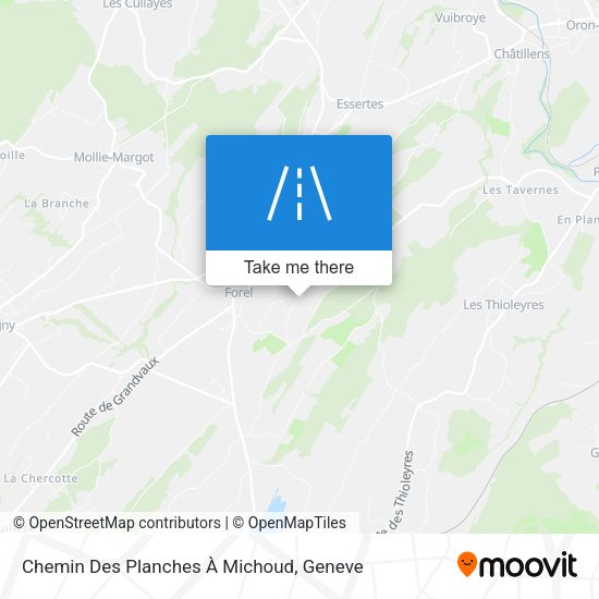 Chemin Des Planches À Michoud map