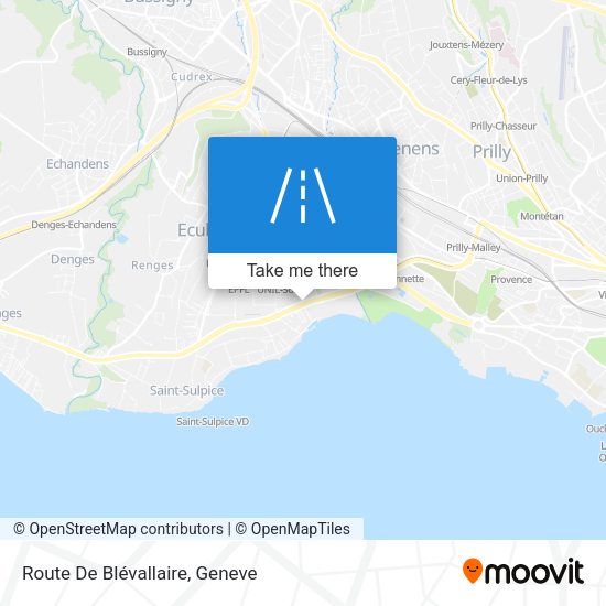 Route De Blévallaire map