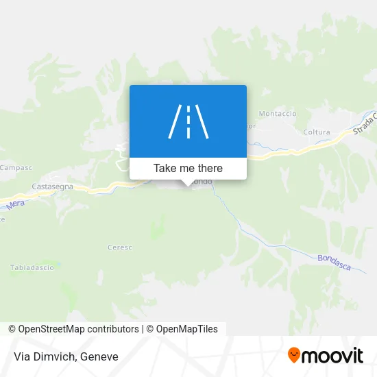 Via Dimvich map