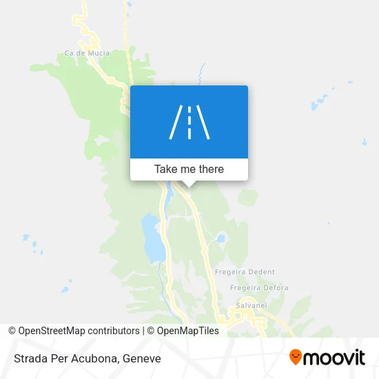 Strada Per Acubona map