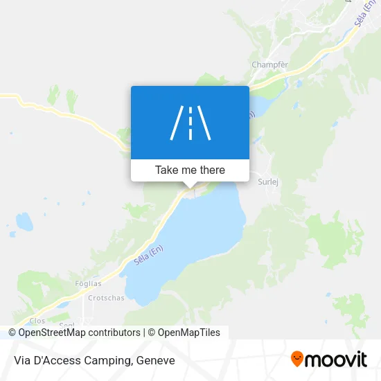 Via D'Access Camping map