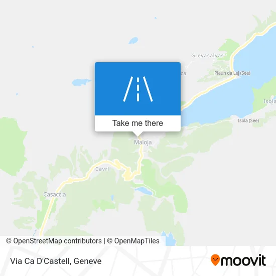 Via Ca D'Castell map