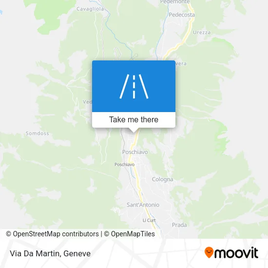 Via Da Martin map