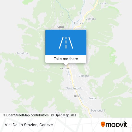 Vial Da La Stazion map