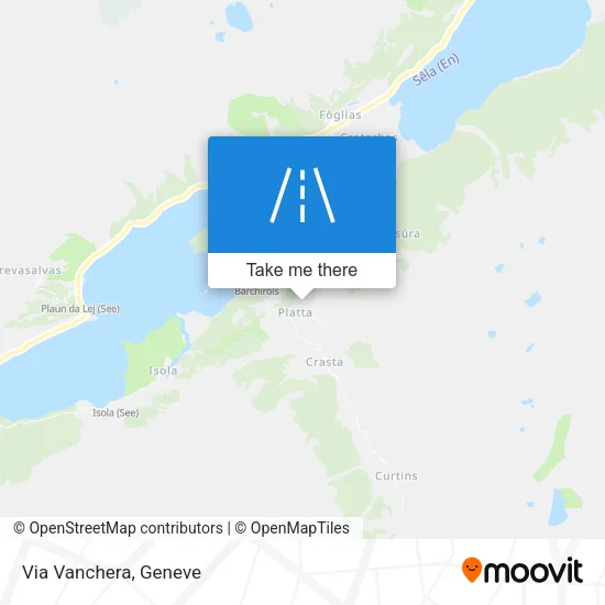 Via Vanchera map