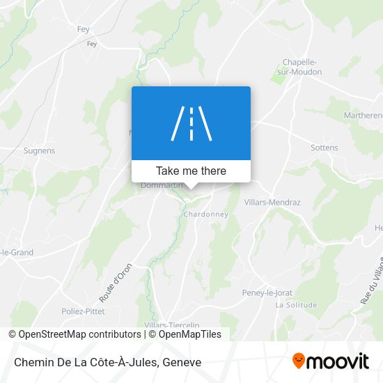 Chemin De La Côte-À-Jules map