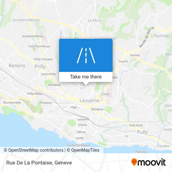Rue De La Pontaise map