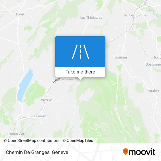 Chemin De Granges map