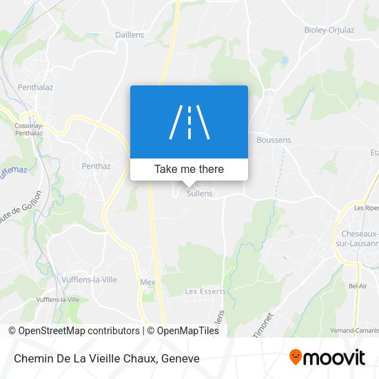 Chemin De La Vieille Chaux map