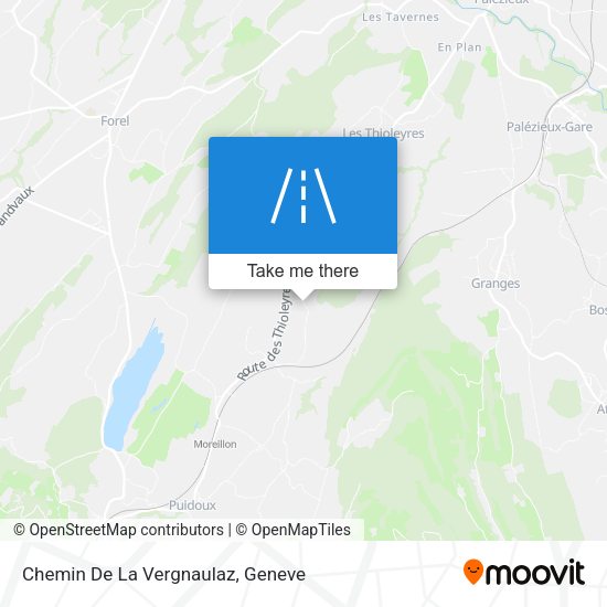 Chemin De La Vergnaulaz map