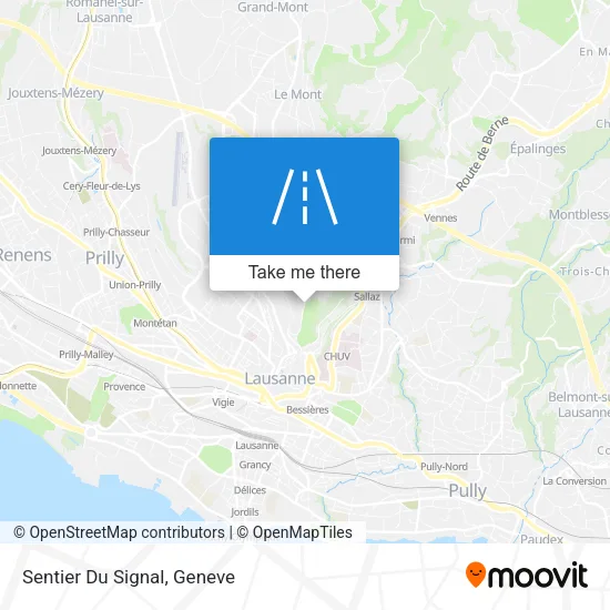 Sentier Du Signal map